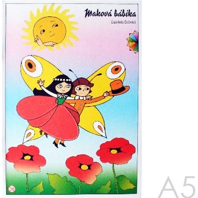 Omaľovánka A5 Akim Maková bábika