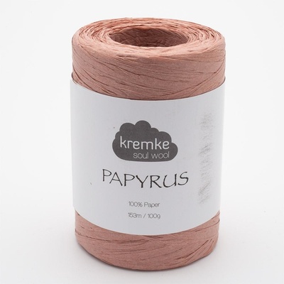 kremke soul wool Papírová příze Papyrus Kupfer
