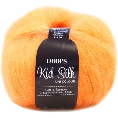 Drops Kid-Silk 49 zářivá oranžová