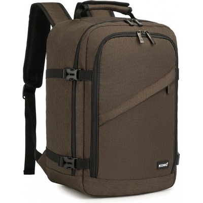 Konofactory Hnědý batoh do letadla Transporter M 35 l