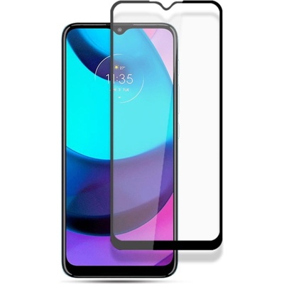 Удароустойчив стъклен протектор покриващ целия екран марка Mocolo за Motorola Moto E20/E30/E40 - с черна рамка