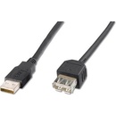 Assmann C0794224 USB 2.0, USB A M (plug)/USB A F (jack), 3m, černý