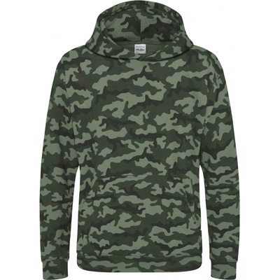 Just Hoods Detská maskáčová mikina