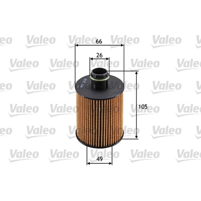 VALEO Olejový filter 586562