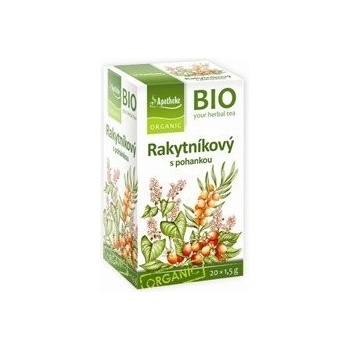 Apotheke Bio rakytníkový čaj s pohánkou 20 x 1,5 g