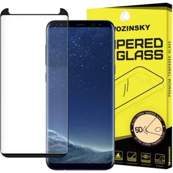 Image 1 of Samsung Стъклен протектор за целият екран 5D Wozinsky Full Glue за Samsung G955 S8 Plus, черена рамка