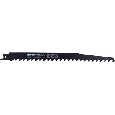 Extol Комплект от 3 диска за саблени триони, Bosch, 240 mm, 3T, HCS, за дърво