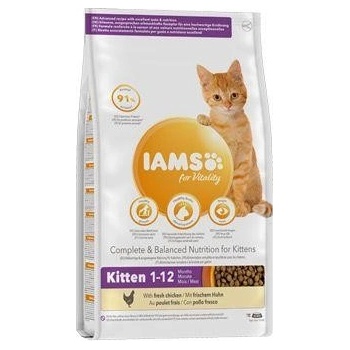 IAMS Cat Kitten kuracie mäso 10 kg