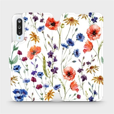 Pouzdro Mobiwear Flip Xiaomi Mi 9 Lite - MP04S Luční kvítí
