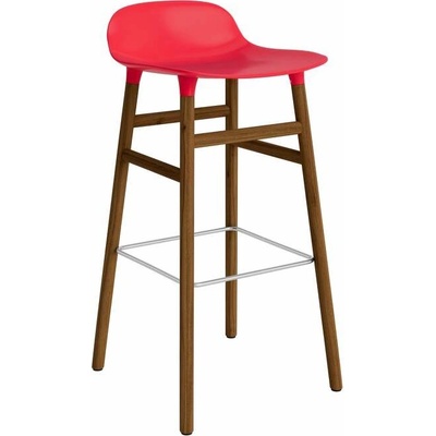 Normann Copenhagen Form 75 cm bright red / walnut