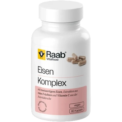 Raab Vitalfood Железен комплекс - 80 капсули