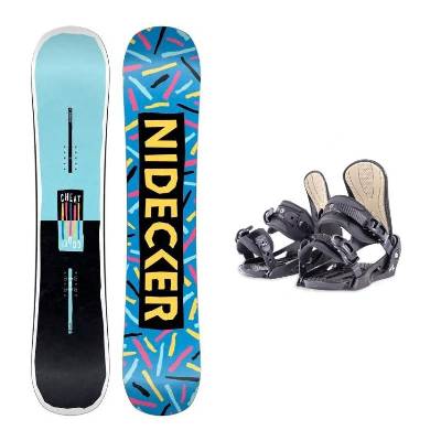 Nidecker Cheat Code Youth dětský snowboard + Beany Junior vázání - 130 cm + S - EU 36-38