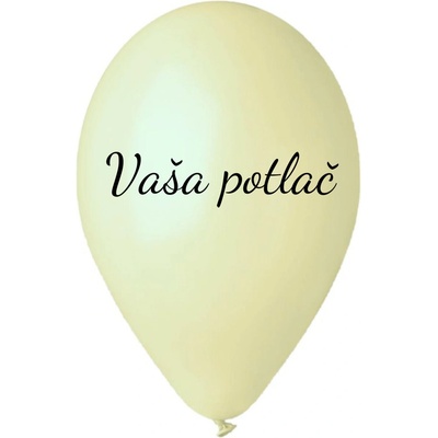 Svet balonku Balónik s textom Krémový 26 cm