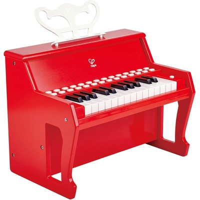 Hape Дървено електрическо пиано Hape - Червено (H0628)