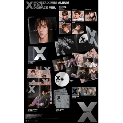Monsta X - The X (Photobook) (Digipak) (CD) (8804775456824)