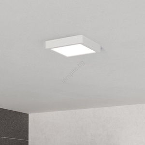 EGLO 901335 - LED таванно осветително тяло за баня FUEVA LED/7W/230V 15x15 cm IP44 бяло (EG901335)