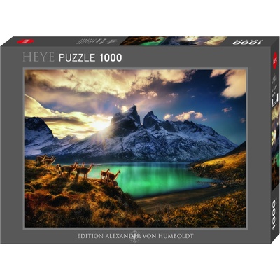 Heye Пъзел Heye от 1000 части - Гуанакос, Александър фон Хумболт (29815)