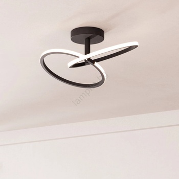 EGLO 902144 - LED плафон CONGIUNTI LED/12W/230V 2700/4000/6500K черен (EG902144)