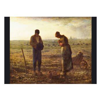 Carte Angélus tableau de Millet, lot de 20 ex - F58A