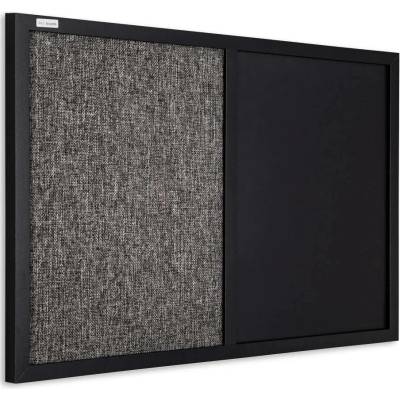 Allboards TMK64_0004 Tabule COMBI magnetická a textilní tabule 60 x 40 cm černá