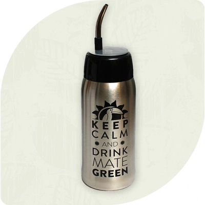 Mate Green Yerbomos All in one nádoba Nerezová Čierna 580 ml