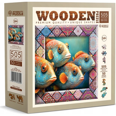 Wooden Dřevěné Tropická ryba 505 elCity