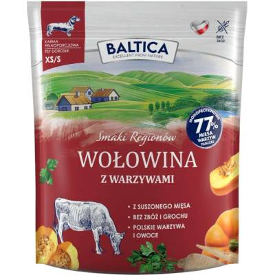 Baltica Smaki Regionów Beef with Vegetables Small Breeds Mono 1 kg