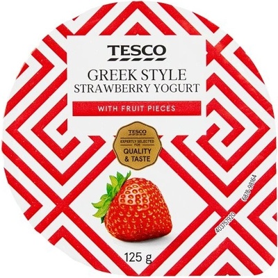 Tesco Greek Style jogurt jahodový 125 g