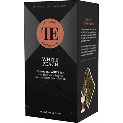 Teahouse Exclusives Bílý čaj s broskví 15 sáčků