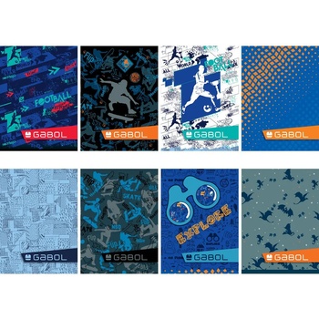 Gabol Тетрадка gabol А5, 56 л. , ред, момчета