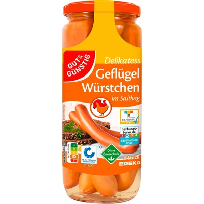 G & G Delikátní šunkové párky 380 g – Zboží Dáma