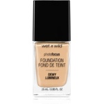 Wet n Wild PhotoFocus лек хидратиращ фон дьо тен за озаряване на лицето цвят Soft Beige 28ml