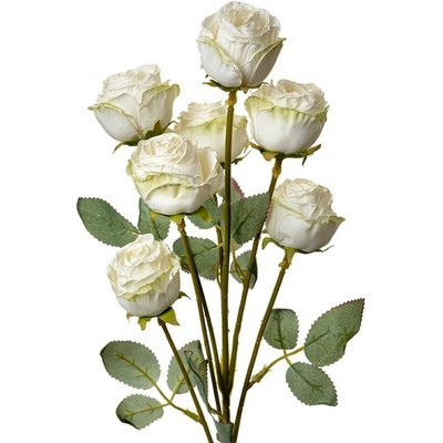 Ružová umelá vetvička ruža Rose pink - 8*8*55 cm - Clayre & Eef