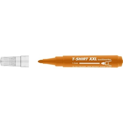 ICO popisovač na textil 1-3 mm kužeľový hnedý
