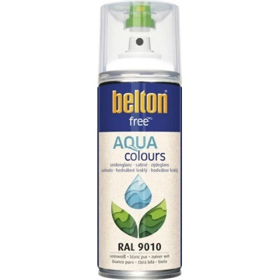 Belton farba v spreji 9010 400 ml pololesk čistobiela