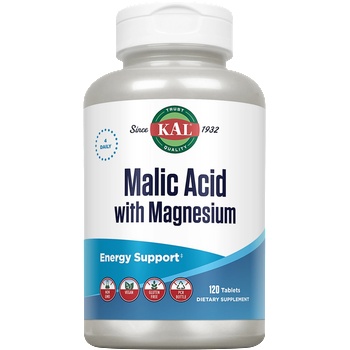 KAL Ябълчена киселина с магнезий - 120 таблетки