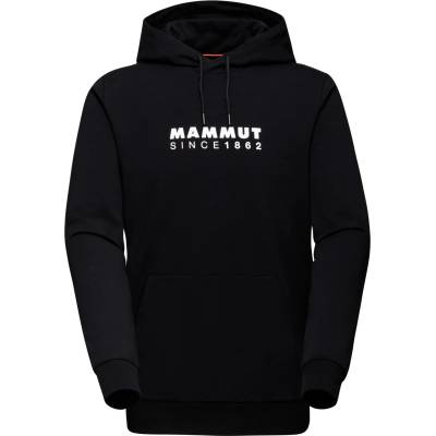 MAMMUT Мъжки суичър Mammut Midlayer Hoody Logo Hoodie - Black / White (017-3194-0312)