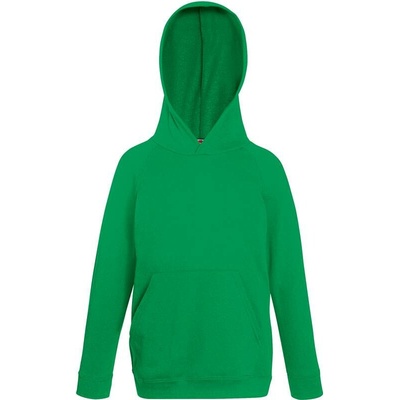 F.O.L. Kids Lightweight Hooded Sweat zelená Kelly