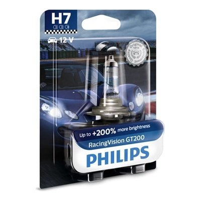 Крушка, фар PHILIPS H7, 12V, 55W, 3500K, 1500lm, 1 бр