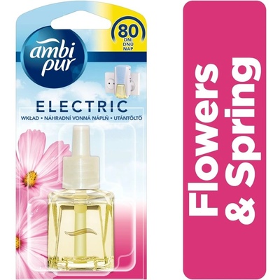 AMBI PUR Osvěžovač vzduchu Electric Flowers & Spring náplň 20 ml