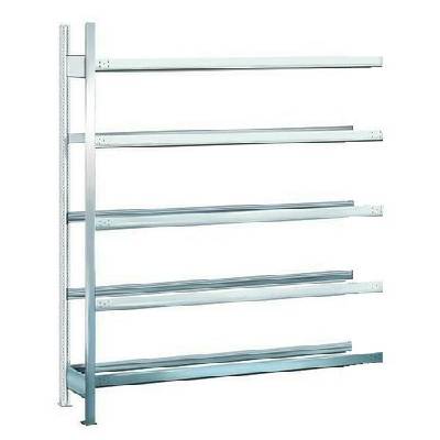 Regál na pneumatiky, přístavbový, 300 x 130 x 40 cm, 5 pater