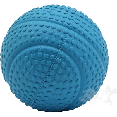 Uniq Pets sportovní míč fotbal s vůní vanilky plná guma modrá 4,5 cm