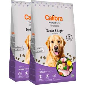 Calibra Dog Premium Line Senior & Light 2 x 12 кг