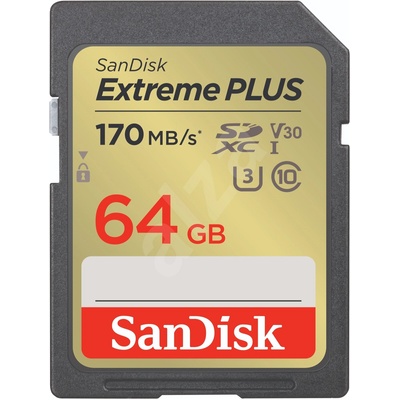 SanDisk Extreme Plus SDXC 64GB UHS-I (SDSDXW2-064G-GNCIN)