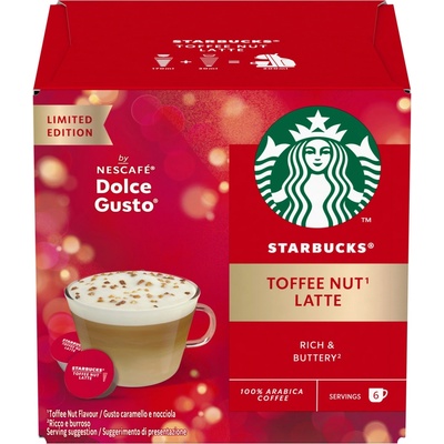 Starbucks Dolce Gusto Toffee Nut Latte 12 kapslí