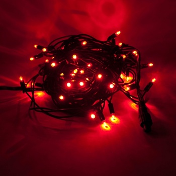 DecoLED KZ SLN105R LED světelný řetěz 5m červená 50 diod
