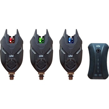 DAM Sada Signalizátorů TF Bite Alarm Set 3+1 Red,Blue,Green