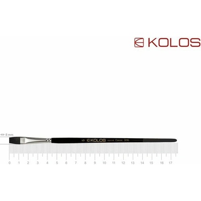 Plochý štetec z veveričky KOLOS Classic 3016 - č. 6