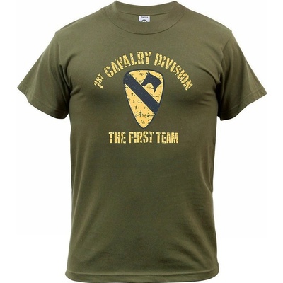 Fostex triko 1st Cavalry Division zelená