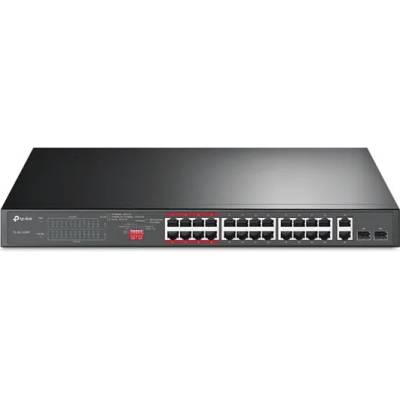 Суич TP-LINK Switch TL-SL1226P / TL-SL1226P - Black - PN TL-SL1226P (TL-SL1226P)